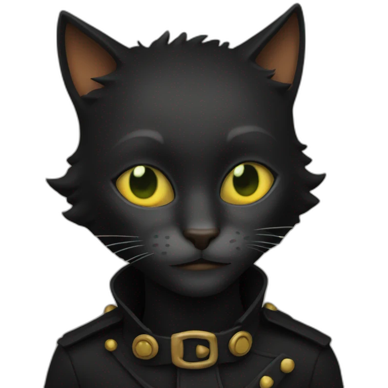 Chat noir emoji