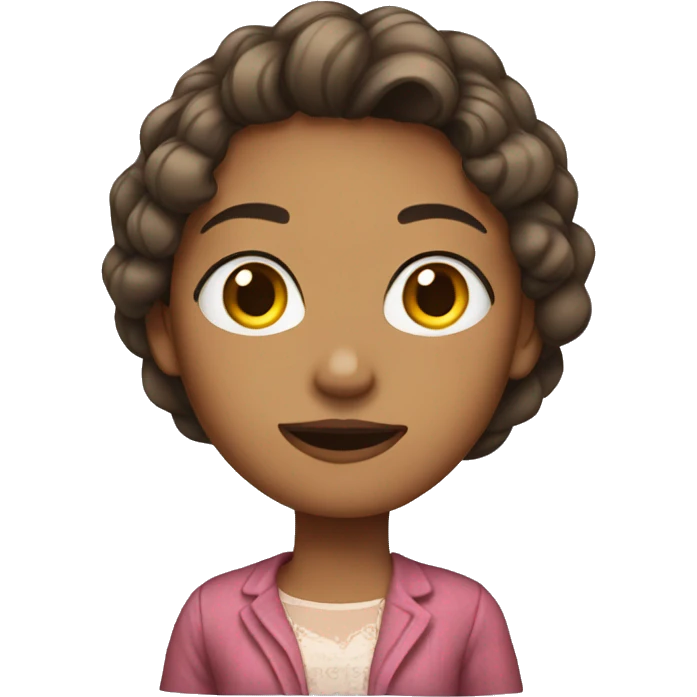 Sarah in a skirt  emoji
