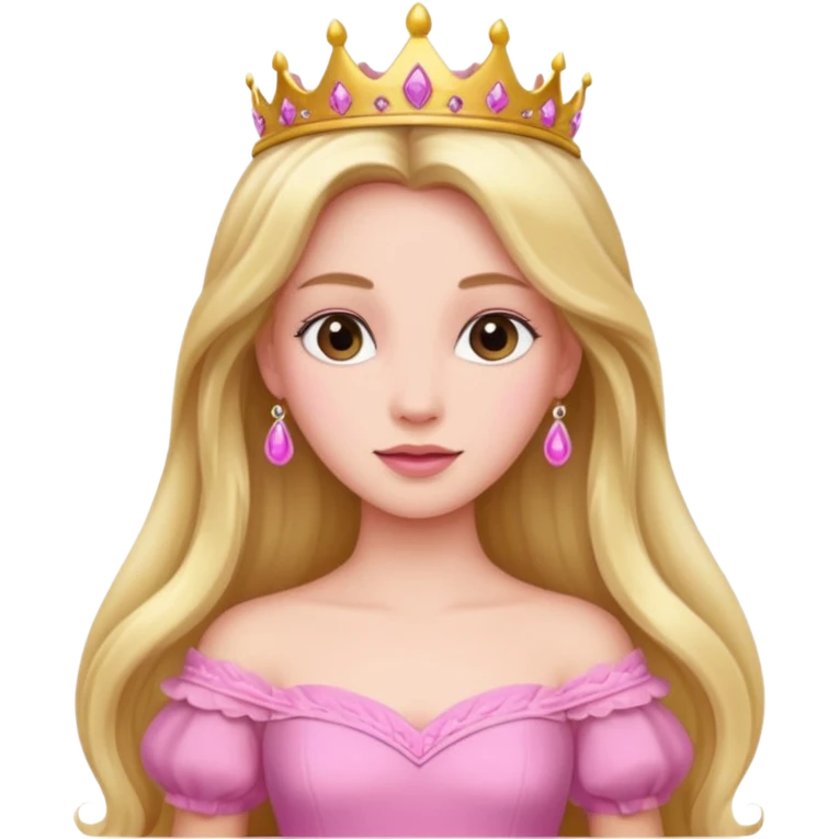 princess in pink clothes emoji