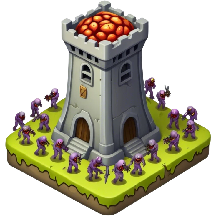 tower defence zombie emoji