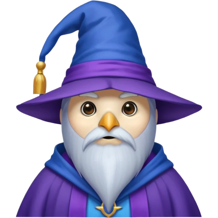 Penguin Wizard emoji