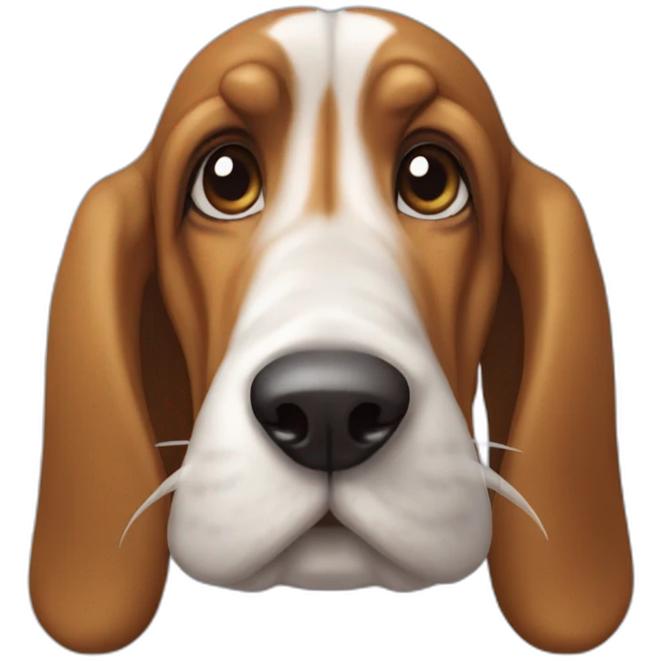 chien basset emoji