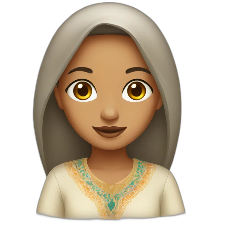 Moroccan girl emoji
