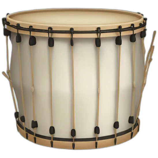 Cuíca drum emoji
