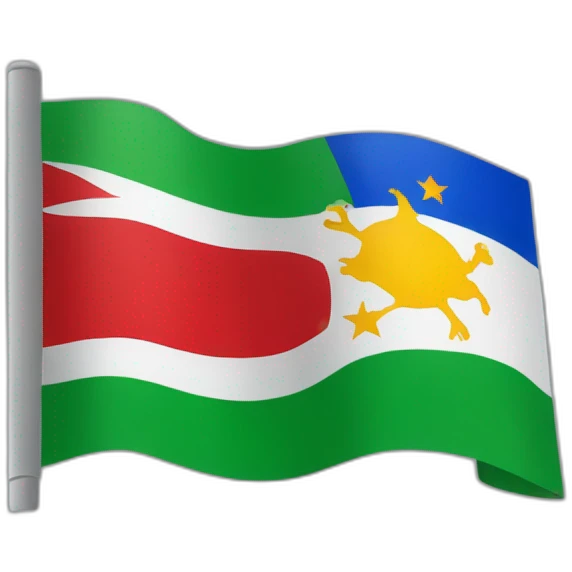 Drapeau guadeloupe indépendante  emoji