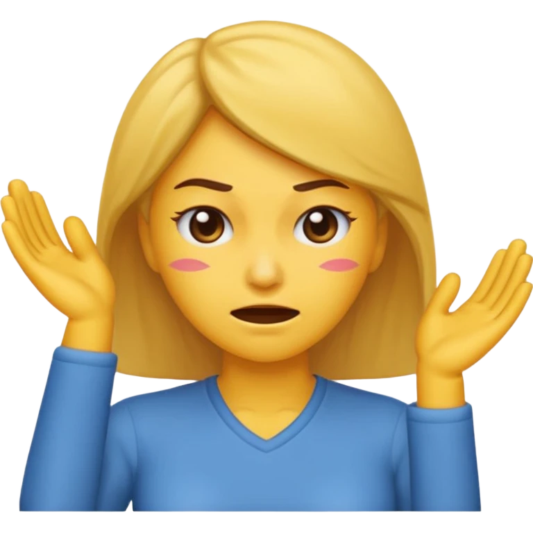 generate an emoji of a woman head smacking herself emoji
