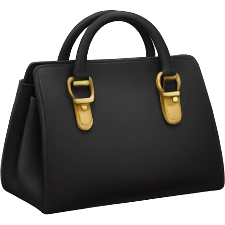 Black purse  emoji