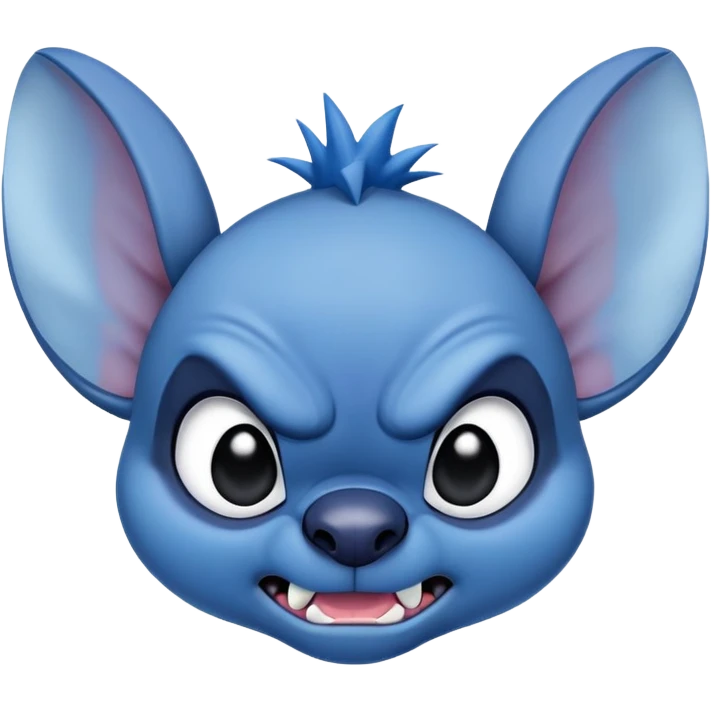 Stitch angry emoji
