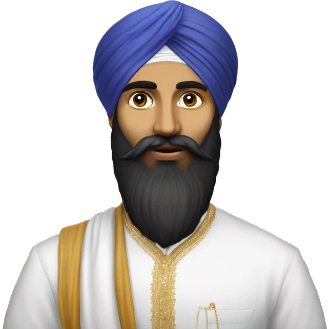 A puratan Sikh Nishan Sahib  emoji