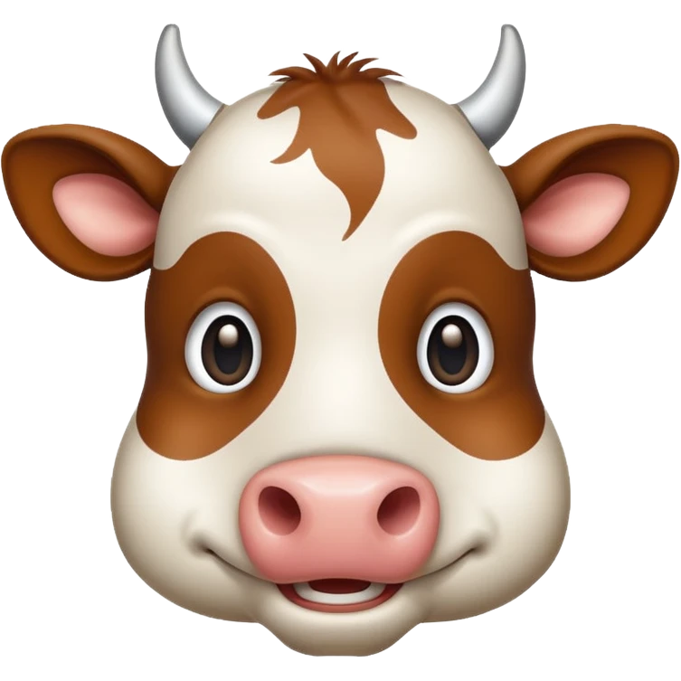 A smirking cow. 😏😏 emoji