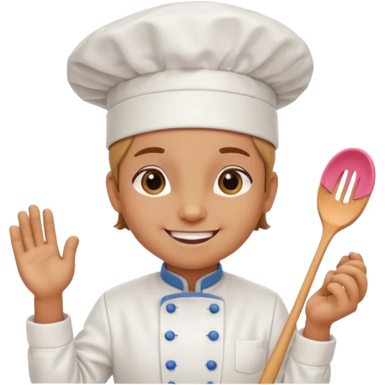 pink chef animal emoji