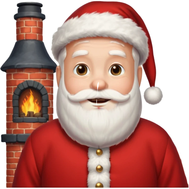 santa with chimney emoji