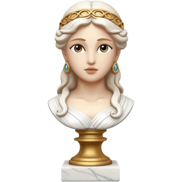 greek goddess sculpture emoji