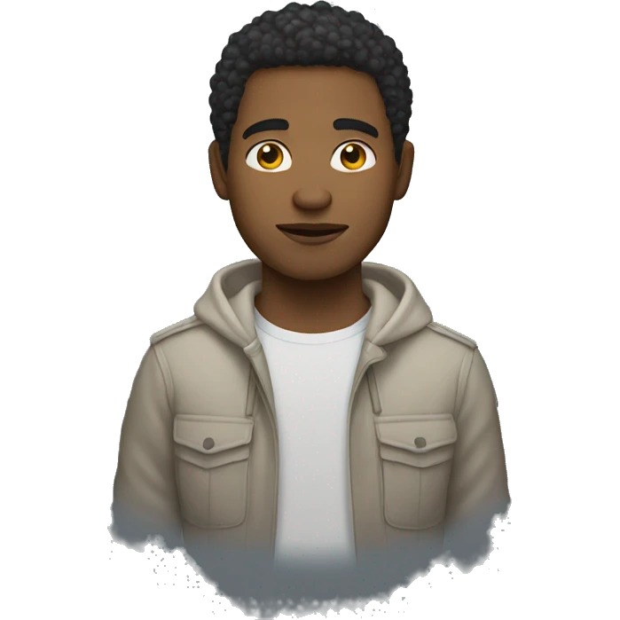 Light skinned guy with halo emoji
