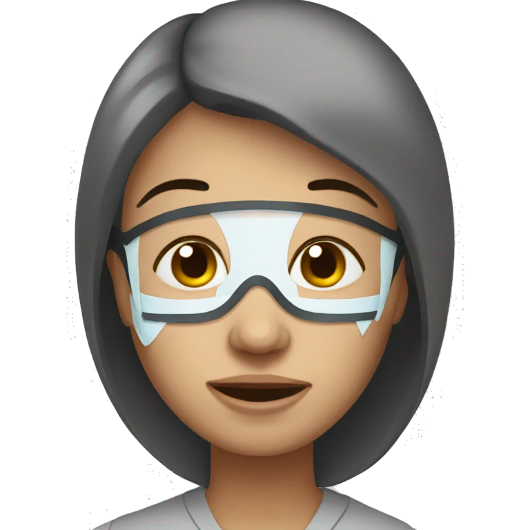 A sick mom have mask  emoji