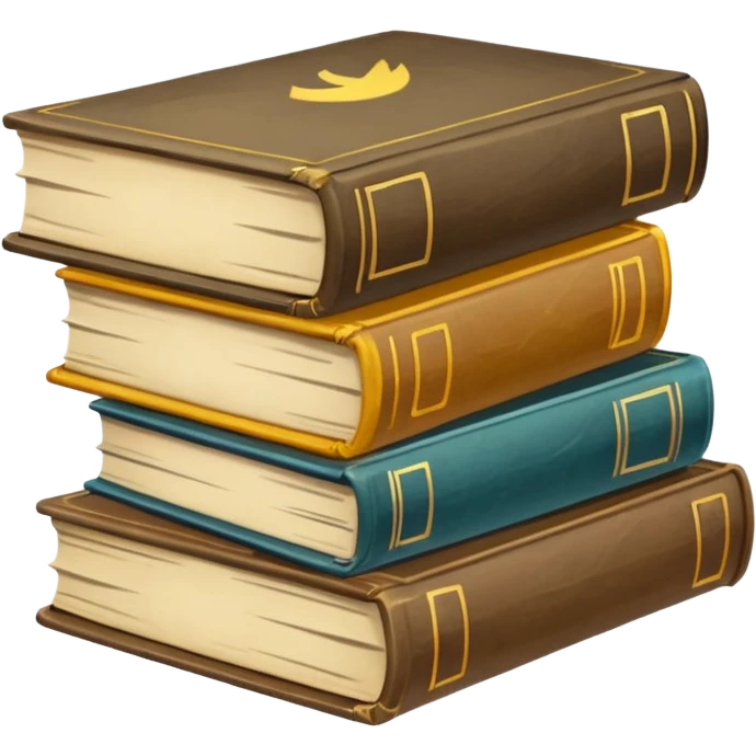 bunch of dirty old books emoji