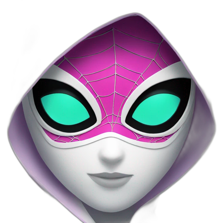 Spider Gwen in mask emoji
