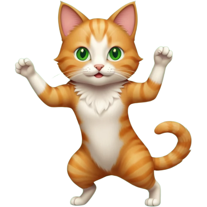Dancing cat emoji