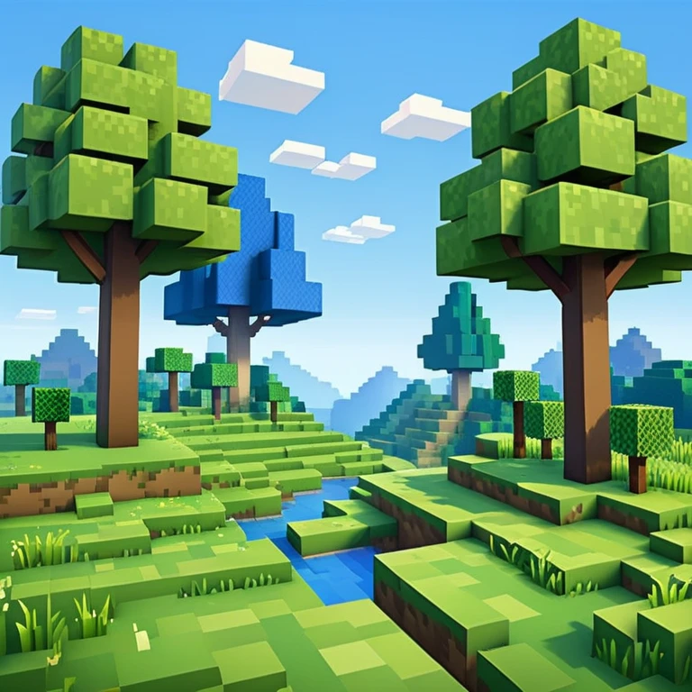 Minecraft landscape emoji