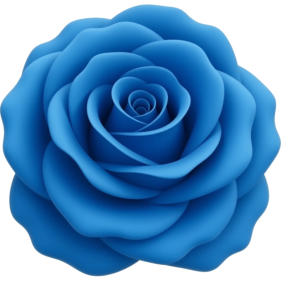 Rosa blu emoji