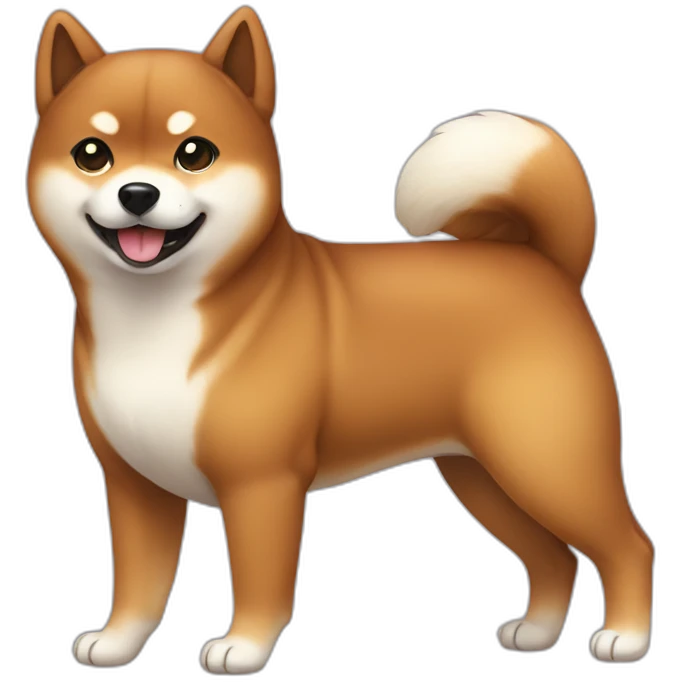 Cute-black-shiba-inu emoji