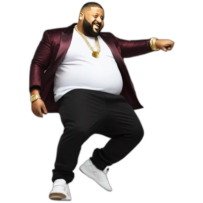 fat dj khaled dancing emoji