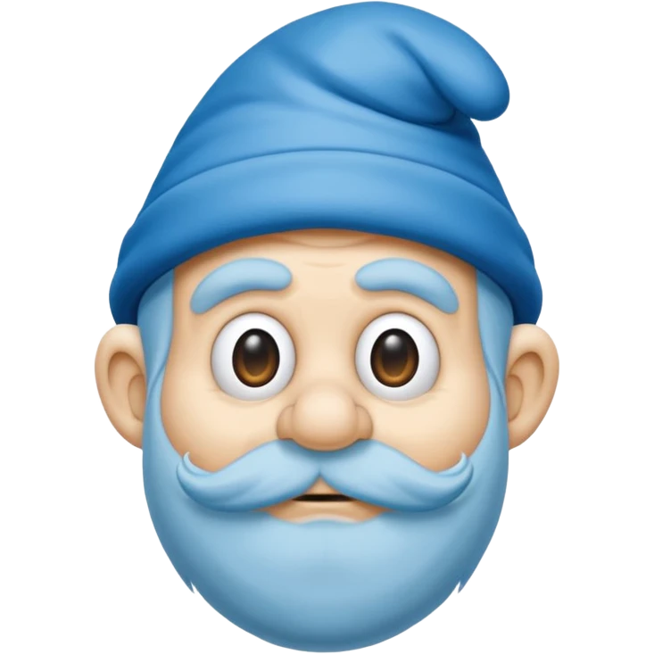 grandfather smurf  emoji