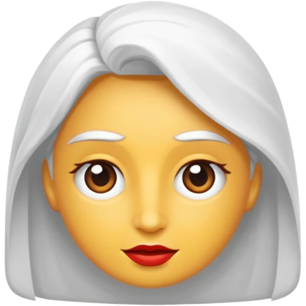 kadın kırmızı küpeli sarışın emoji