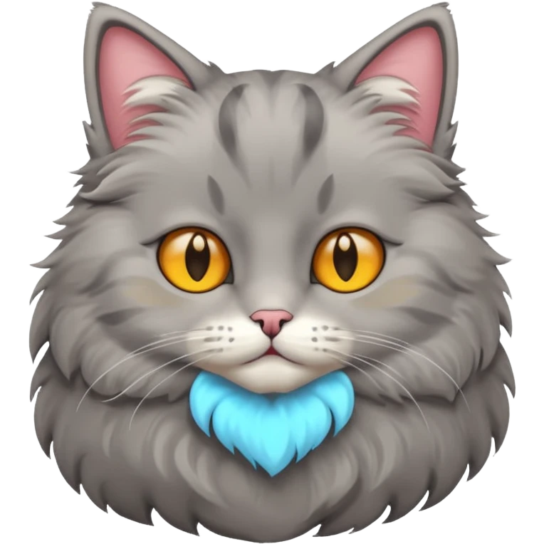 simple cat, minimal details, neutral pose emoji