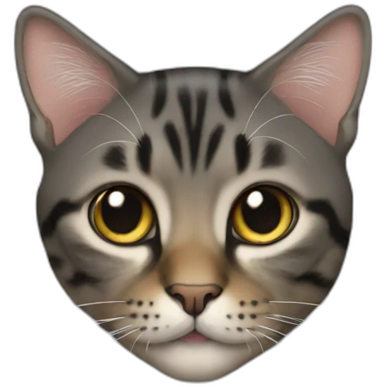 Cat black emoji