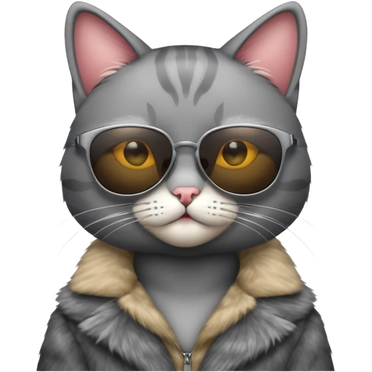 Cat wearing sunglasses emoji