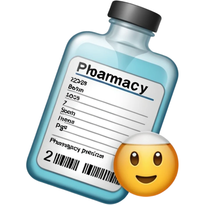 Pharmacy label emoji