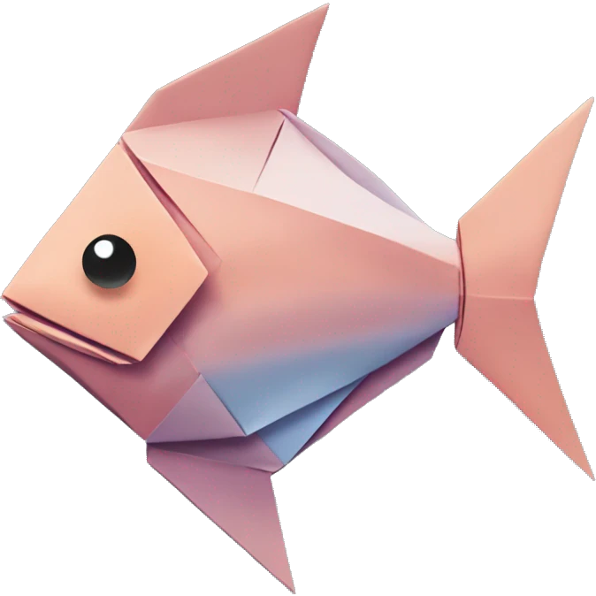 origami fish emoji