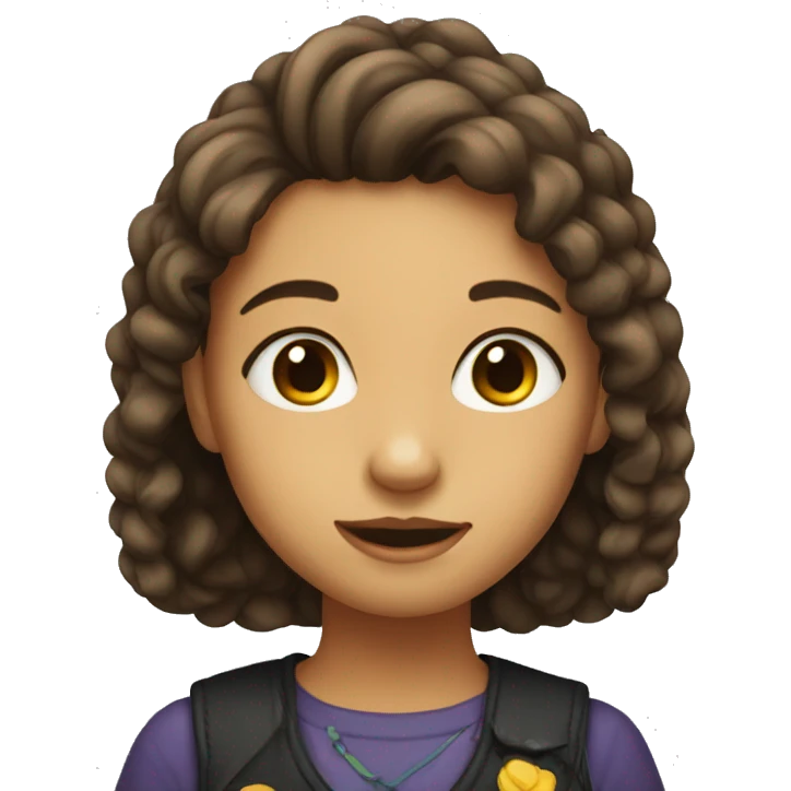 Cute girl emoji