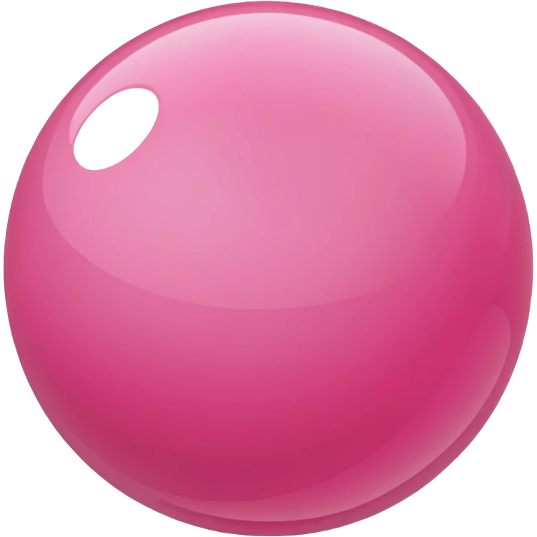 pink plastic ball emoji