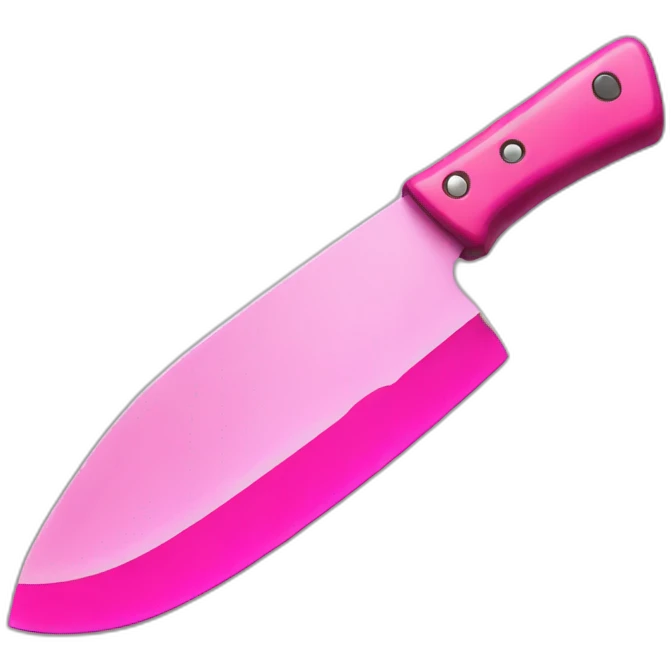 pink knife  emoji