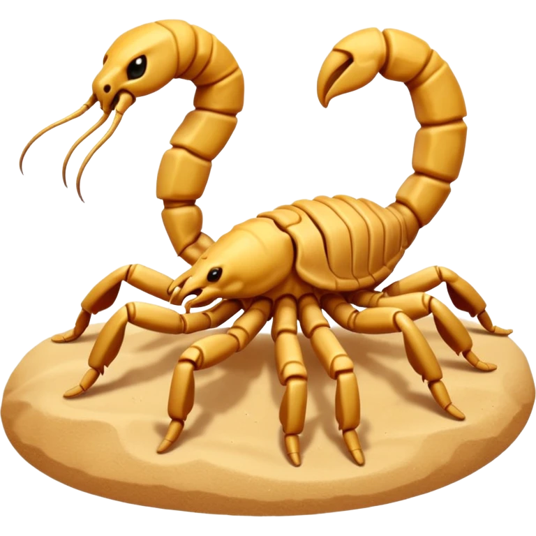 cute scorpion in dessert emoji