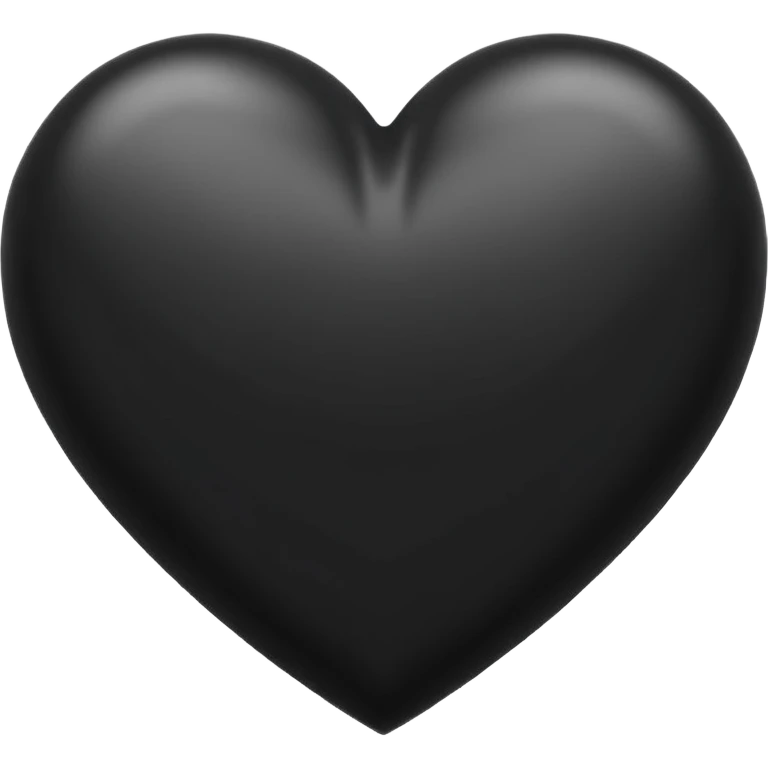 Black outline heart emoji