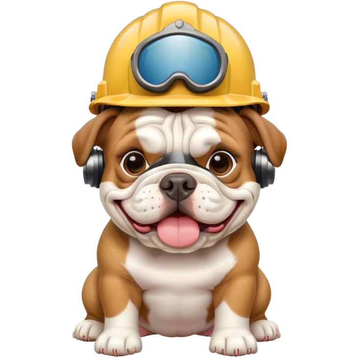 English Bulldog Engineer emoji