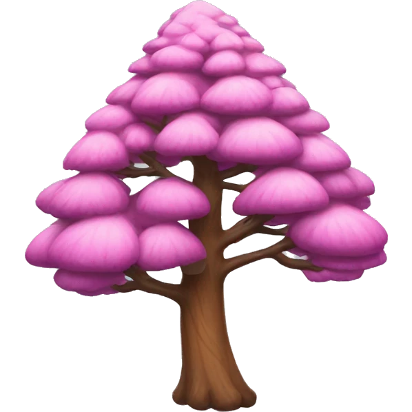 Pink pine emoji