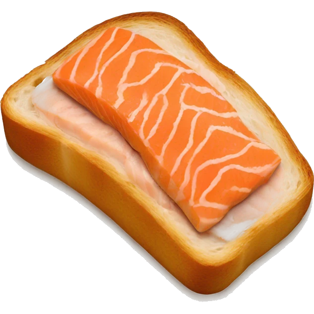 Salmon toast  emoji
