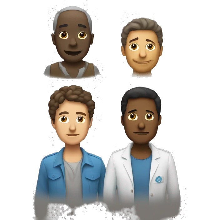un simbolo que represente a tres personas emoji