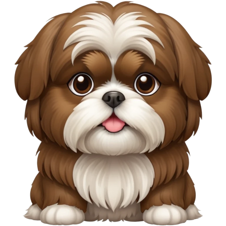 all brown shih tzu emoji