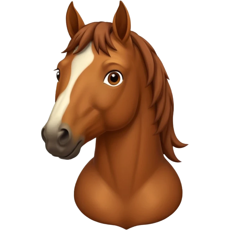 horse, front view     emoji