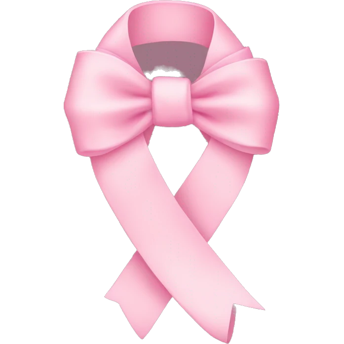 Baby Pink ribbon  emoji