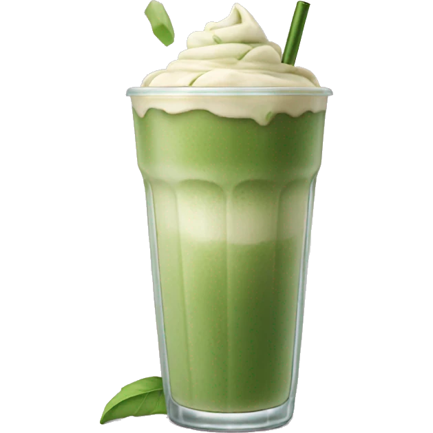 iced matcha latte emoji