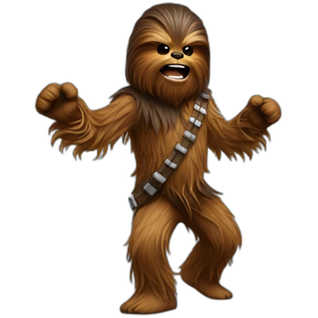 Chewbacca qui danse emoji