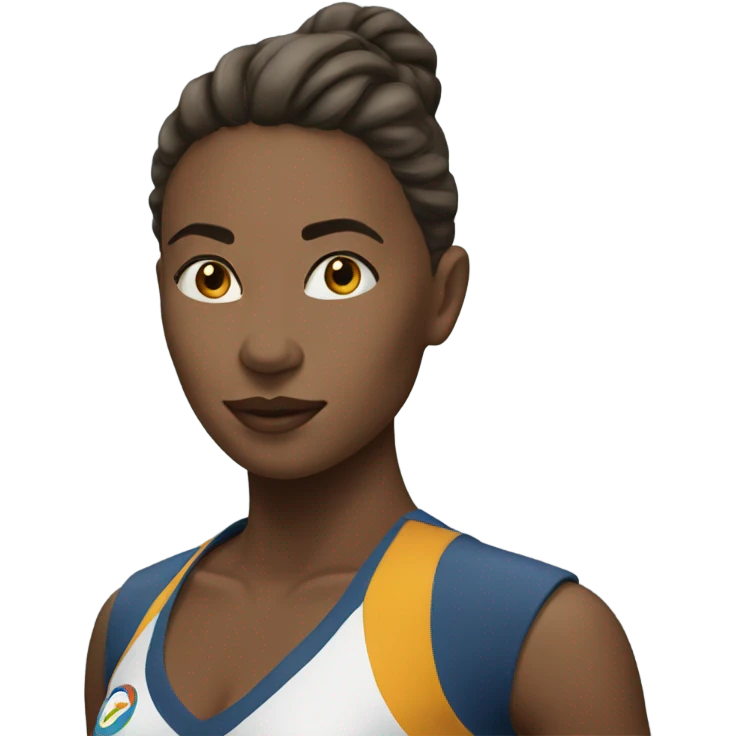 A woman champion emoji