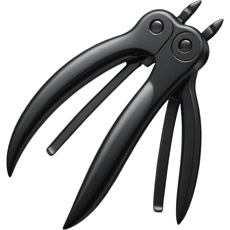 Clip claw for hair  emoji