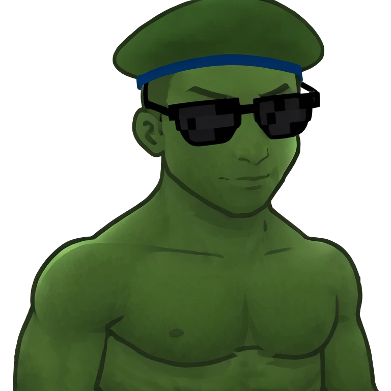 Shirtless man with abs posing emoji